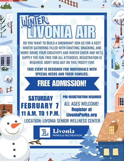 Flyer for Winter AIR event