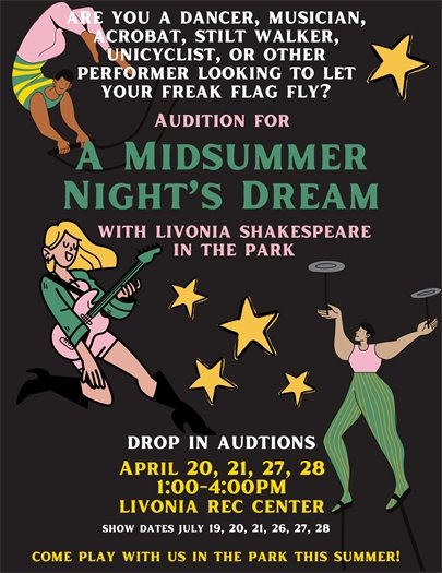 Livonia Community Theatre is Holding Auditions!