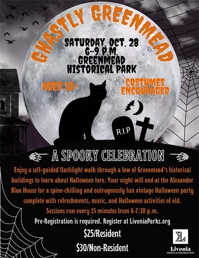 Ghastly Greenmead flyer