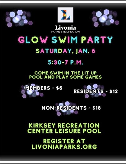 A Glow Swim Party is Coming up Soon!