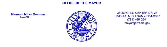 Mayor Maureen Miller Brosnan Letterhead