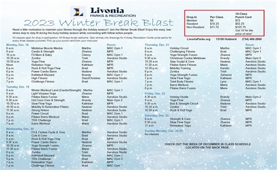 Exercise in the Winter Time!