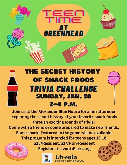 Teen Time At Greenmead