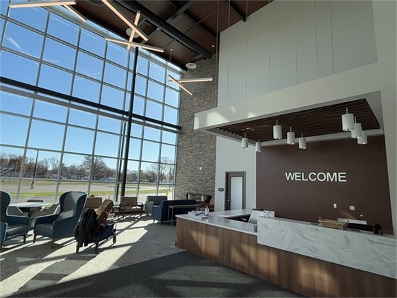 Senior center front lobby