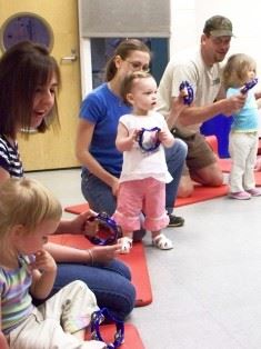 Parents Sitting with Their Kids