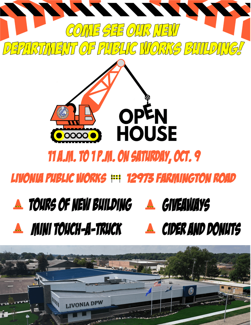 DPW Building Open House -Oct. 9
