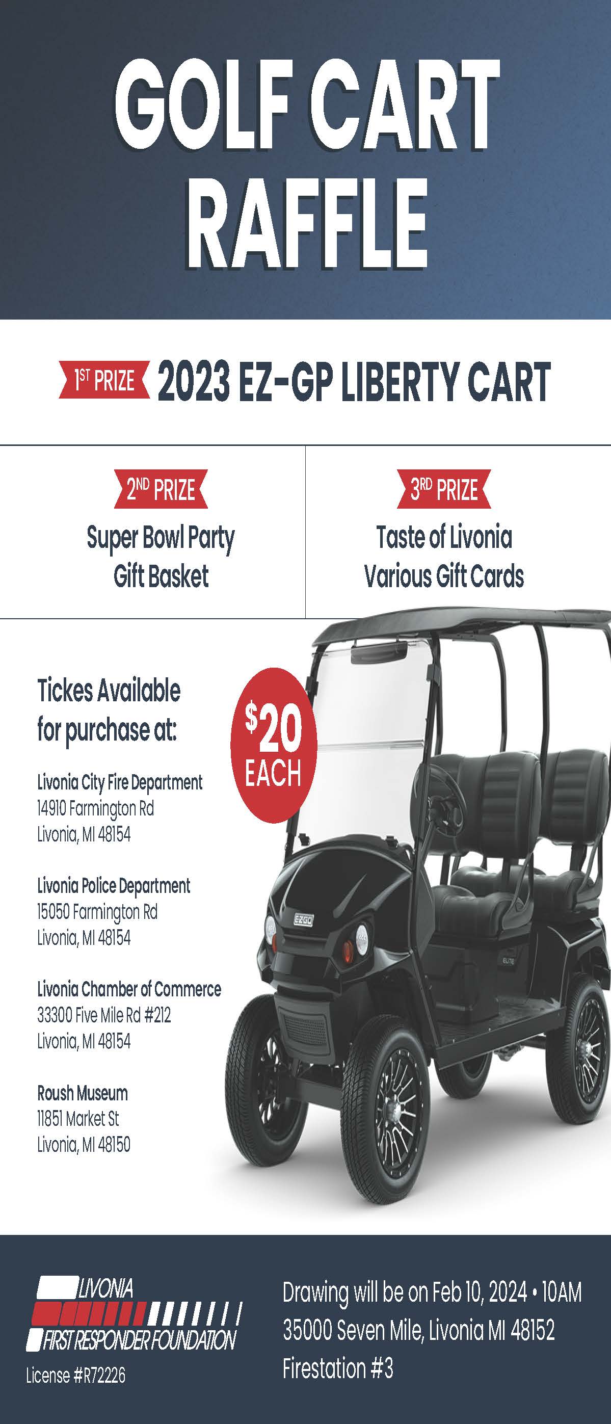 LFRF Raffle Tickets Flyer