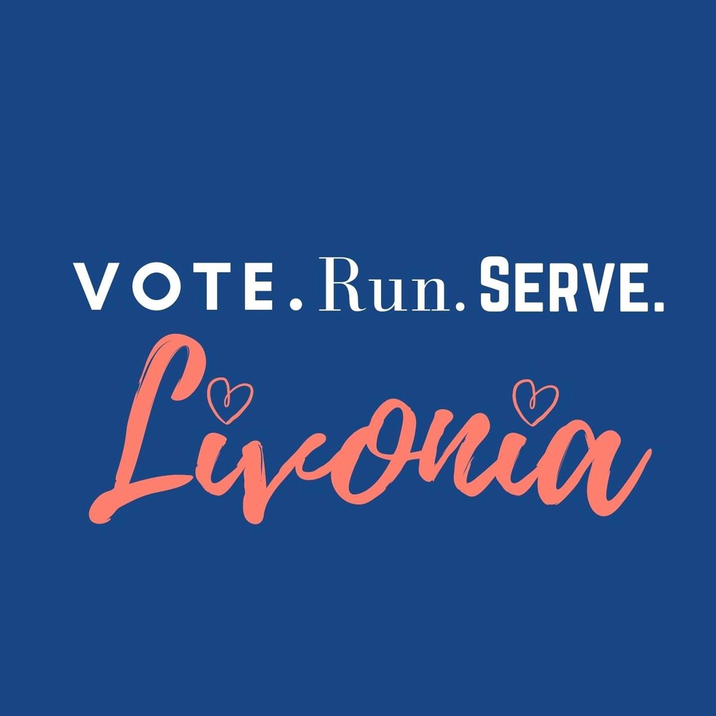 Vote.Run.Serve-Livonia Logo
